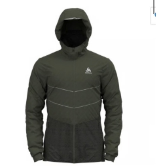 Odlo S-Thermic Green Jacket—GREAT!!Pockets—Excellent Condition!! Size Medium